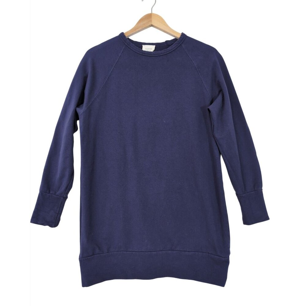 Harper Heritage Crewneck Sweatshirt‎ Womens S Blue Pullover Beachy Casual